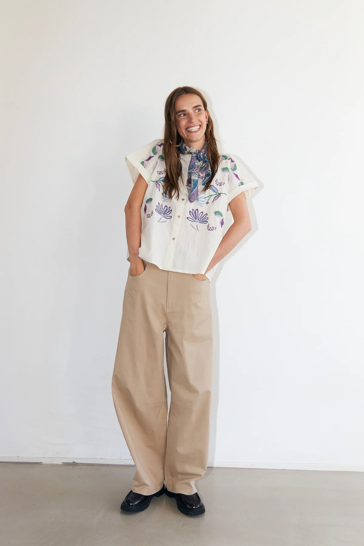 Lolly's Laundry - MyaLL Shirt | 02 Creme