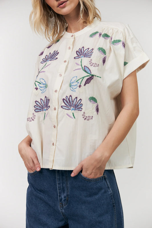 Lolly's Laundry - MyaLL Shirt | 02 Creme