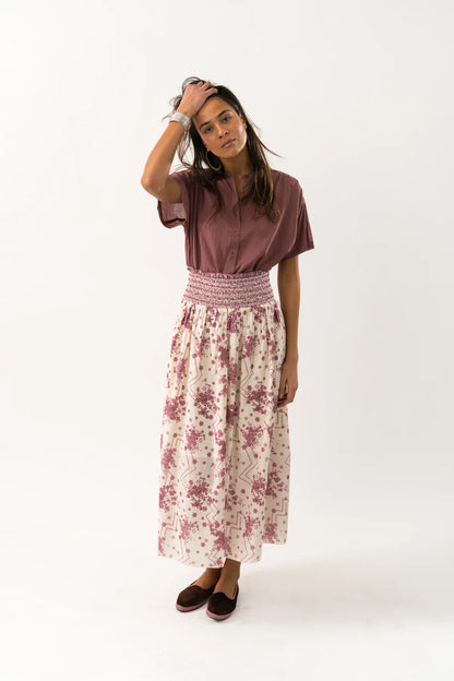 Lolly's Laundry - MyraLL Maxi Skirt | Flower Print