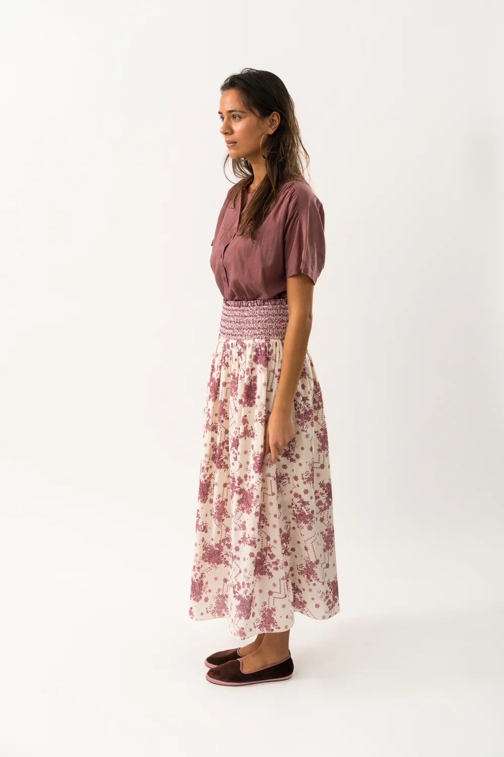 Lolly's Laundry - MyraLL Maxi Skirt | Flower Print