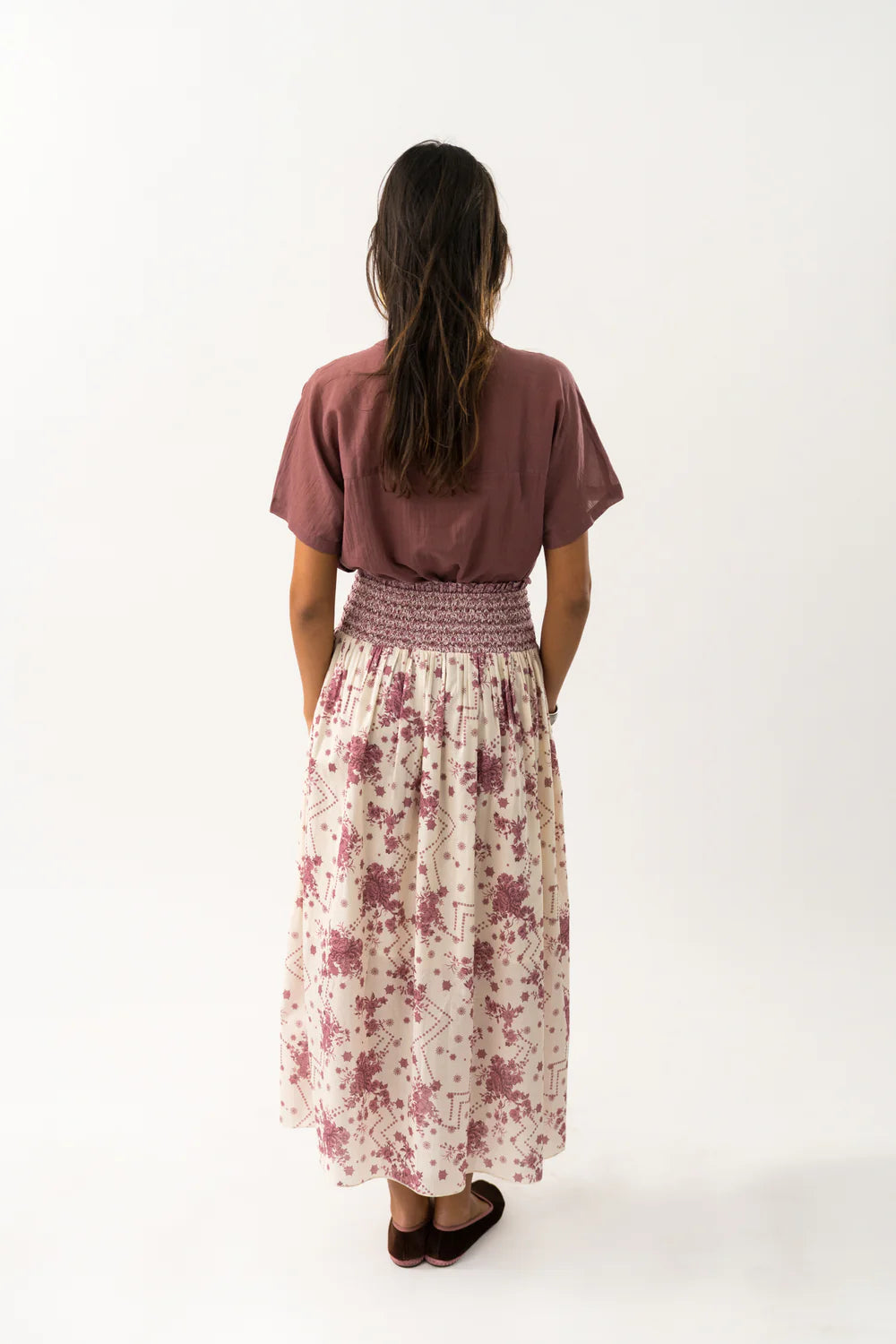 Lolly's Laundry - MyraLL Maxi Skirt | Flower Print