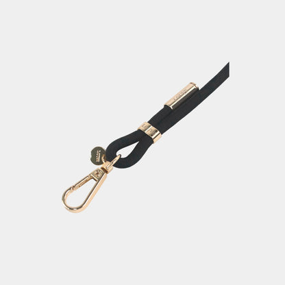 Louve Collection - Mystique Black Crossbody Phone Strap | Gold Hardware