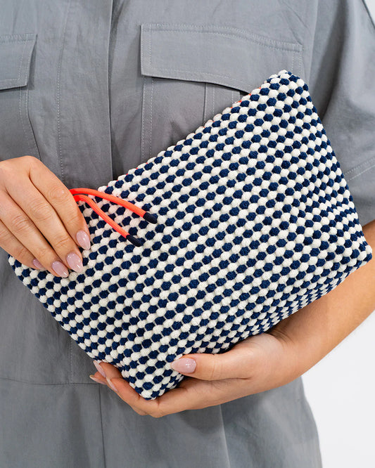 ELMS + KING - Napili Case Large | Navy/White