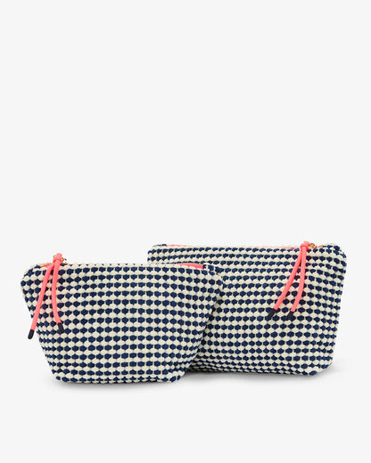 ELMS + KING - Napili Case Small | Navy/White