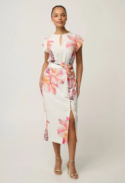 OnceWas - Avis Linen Viscose Top | Nautilus Bloom