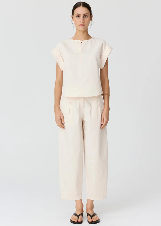 POL - Alma Barrel Pant | Pebble