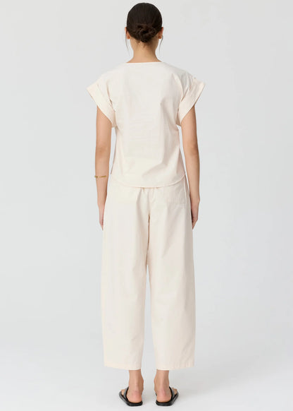 POL - Alma Barrel Pant | Pebble