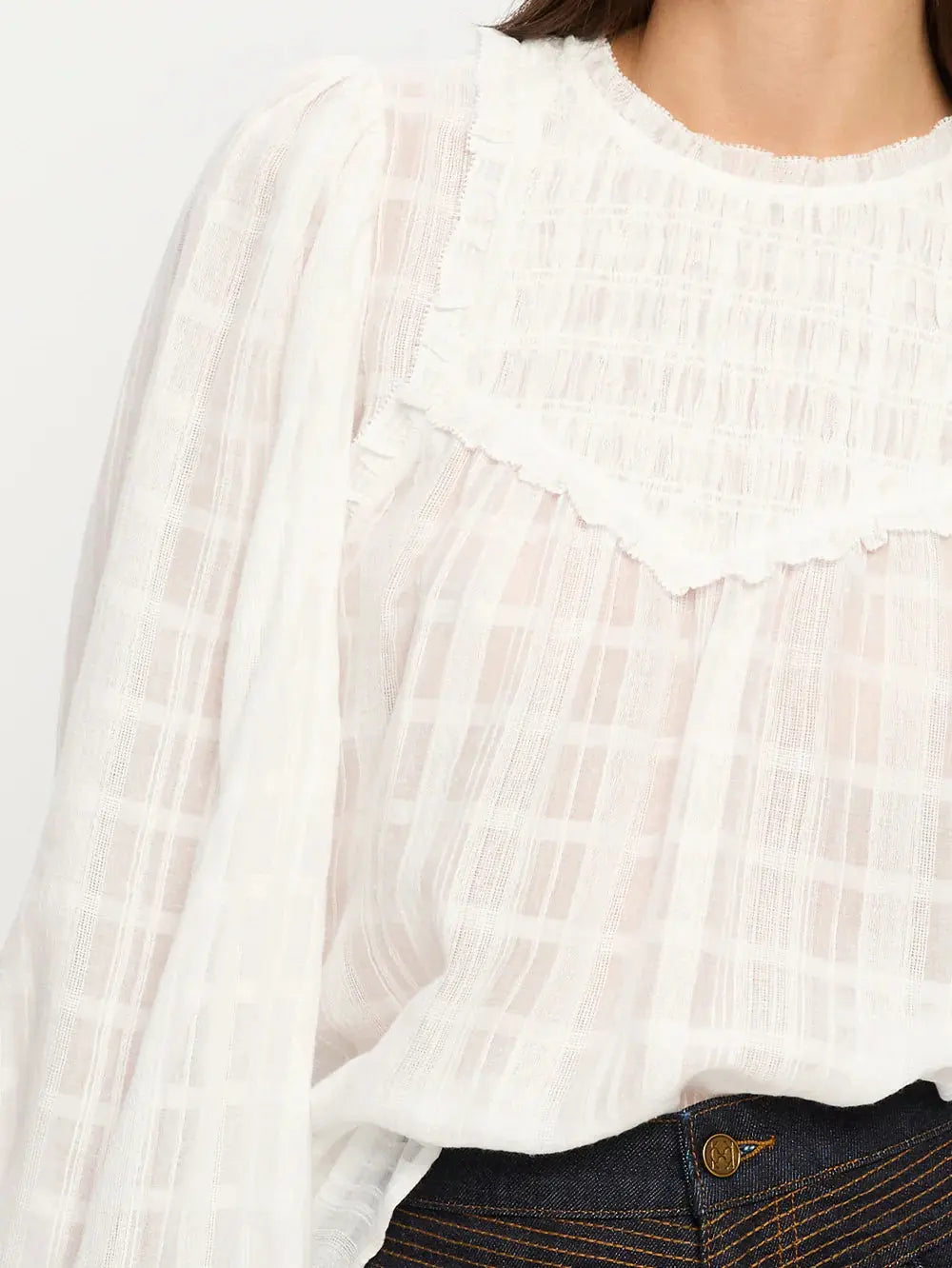 KIVARI - Paige Blouse | Ivory KIVARI