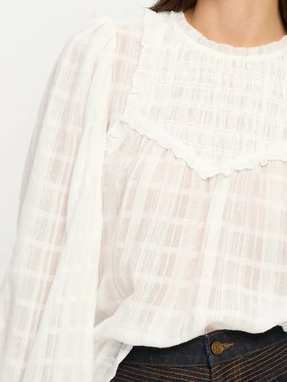 KIVARI - Paige Blouse | Ivory KIVARI
