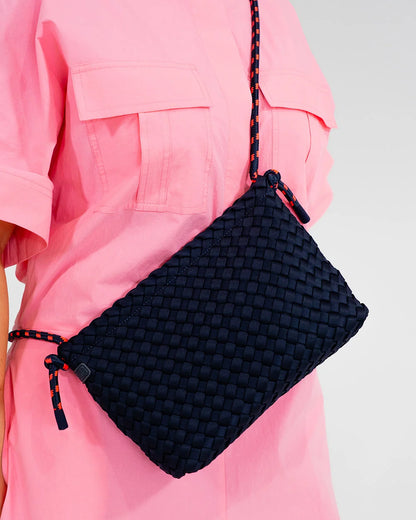 ELMS + KING - Panama Crossbody | Navy Neo Plait