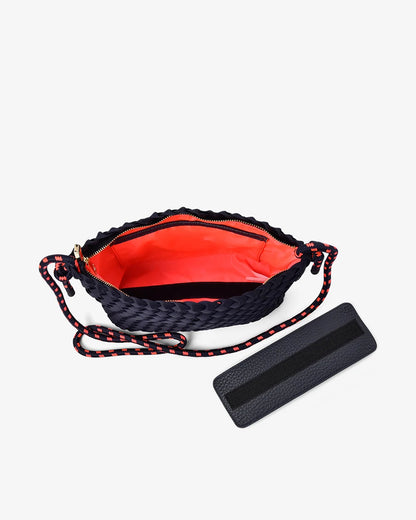 ELMS + KING - Panama Crossbody | Navy Neo Plait