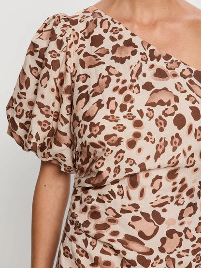 KIVARI - Paris Mini Dress | Brown KIVARI