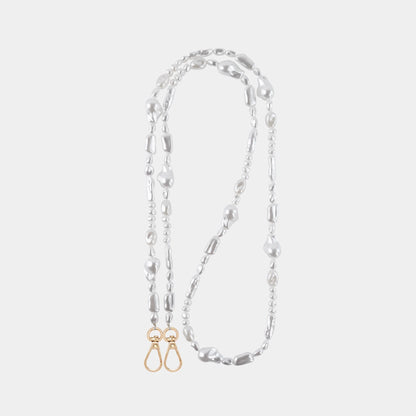 Louve Collection - Moon Pearl Crossbody Phone Chain