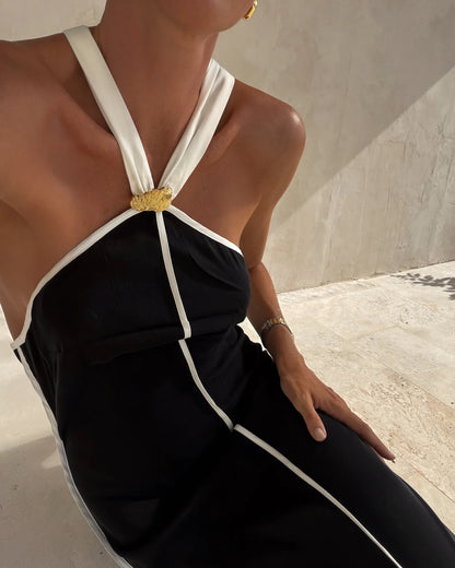 SANCIA - The Savannah Dress | Onyx