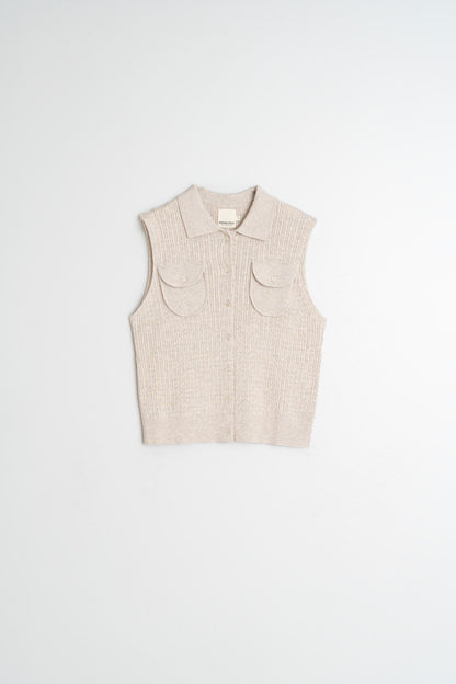 Indi & Cold - Chaleco Vest | Beige