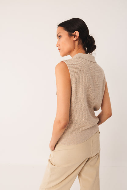 Indi & Cold - Chaleco Vest | Beige