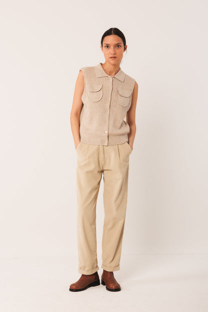Indi & Cold - Chaleco Vest | Beige
