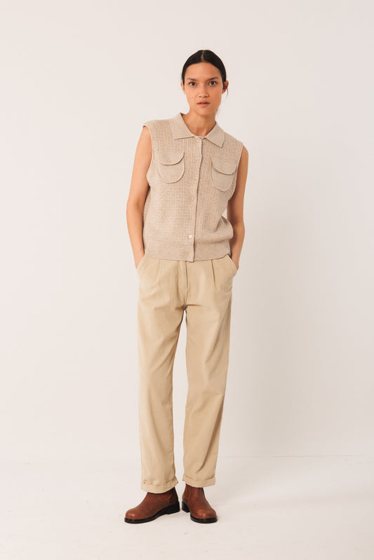 Indi & Cold - Chaleco Vest | Beige