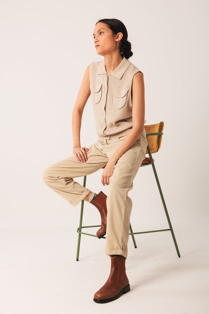 Indi & Cold - Chaleco Vest | Beige