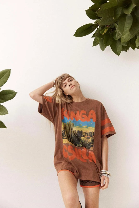 Kinga Csilla - Cacto Jarim OG Tee | Rusty Red
