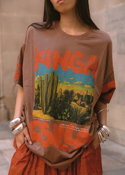 Kinga Csilla - Cacto Jarim OG Tee | Rusty Red