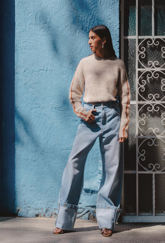 Rowie - Lana Knit Jumper | Fawn