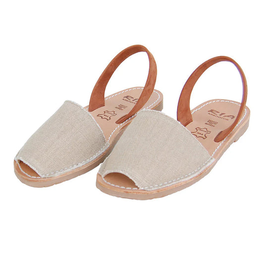 Ria Menorca Australia - Roba Avarcas Menorcan Sandals | Linen Canvas
