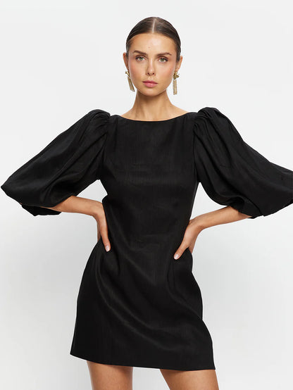 KIVARI - Cleo Bubble Sleeve Mini Dress