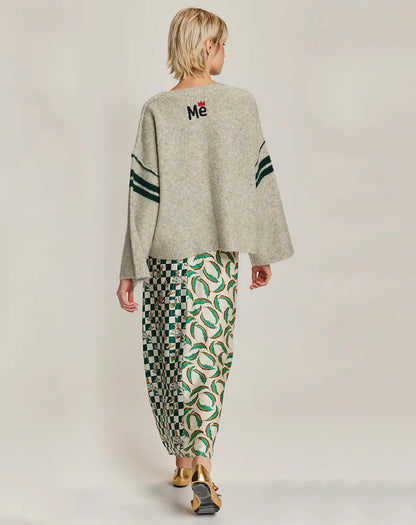 Me369 - Laurel Sporty Jade Sweater