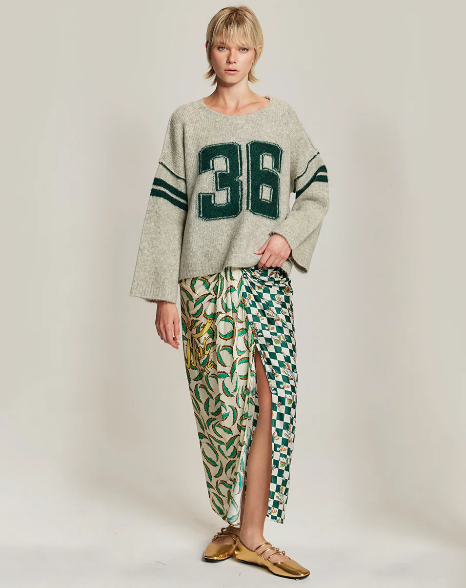 Me369 - Laurel Sporty Jade Sweater