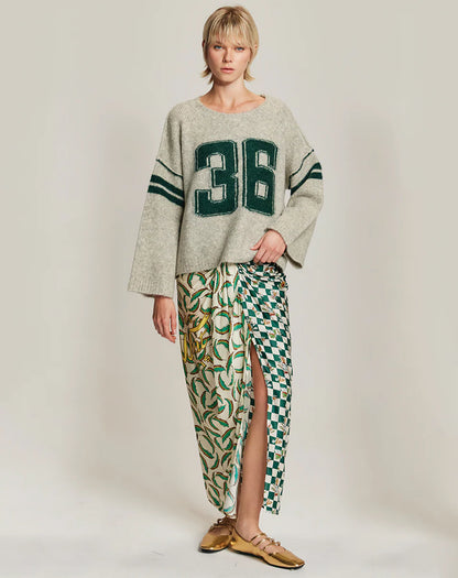 Me369 - Laurel Sporty Jade Sweater