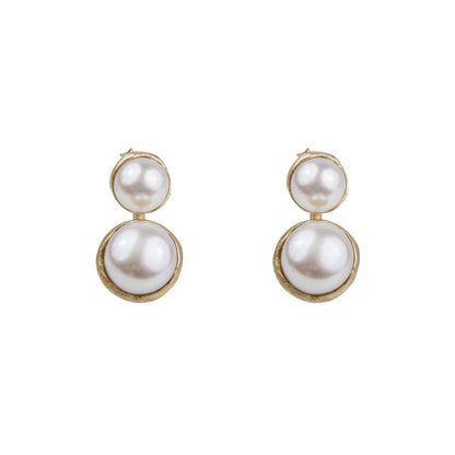 FAIRLEY - Double Pearl Ear Jackets | Gold
