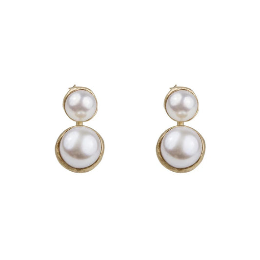 FAIRLEY - Double Pearl Ear Jackets | Gold