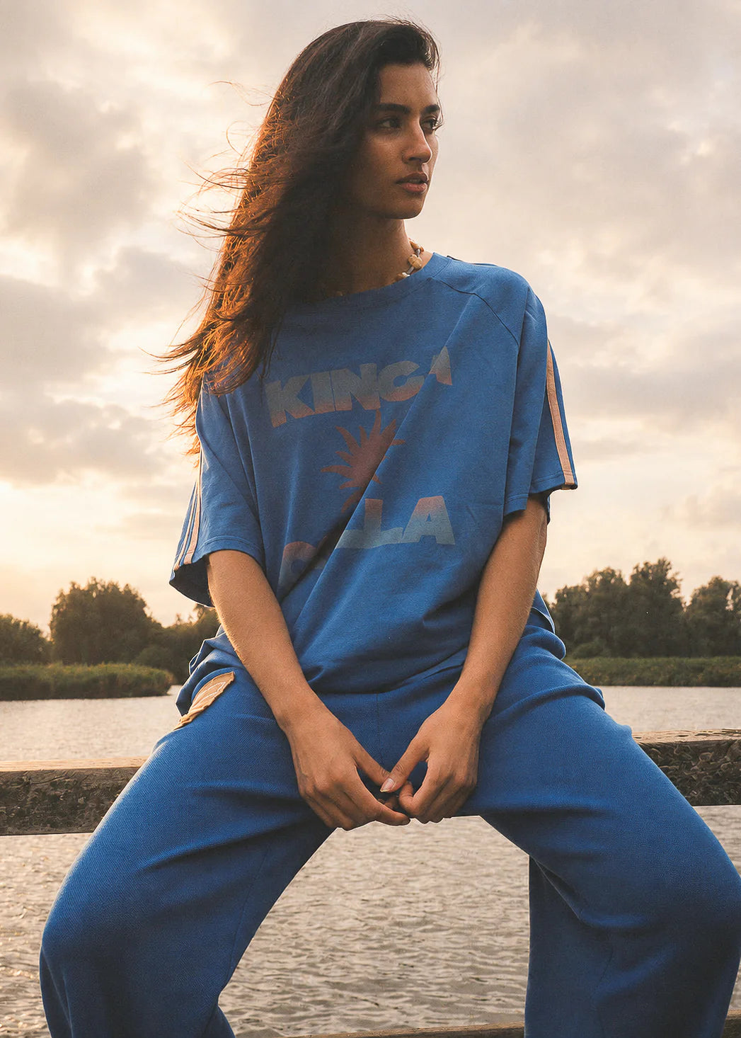 Kinga Csilla - Sunset Tee | Blue