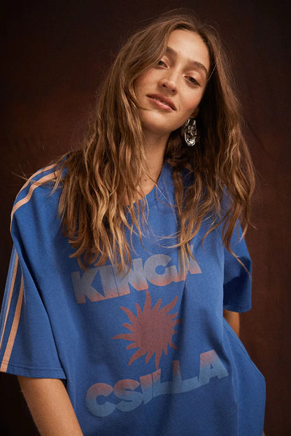 Kinga Csilla - Sunset Tee | Blue