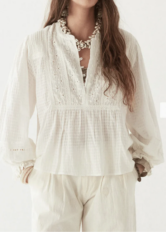 Maison Hotel - Sabine Blouse | Pear