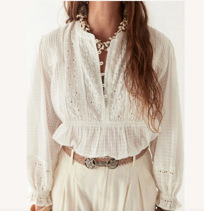 Maison Hotel - Sabine Blouse | Pear