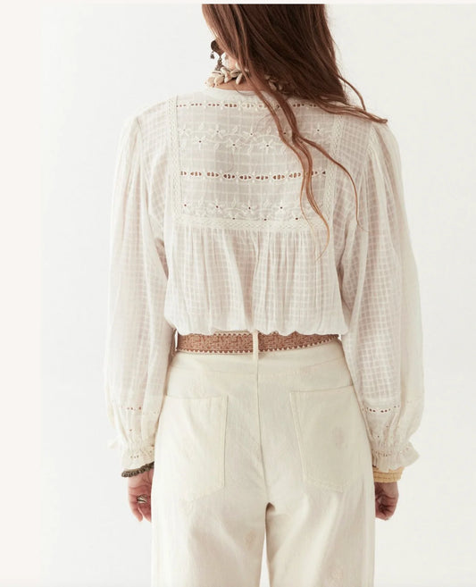 Maison Hotel - Sabine Blouse | Pear