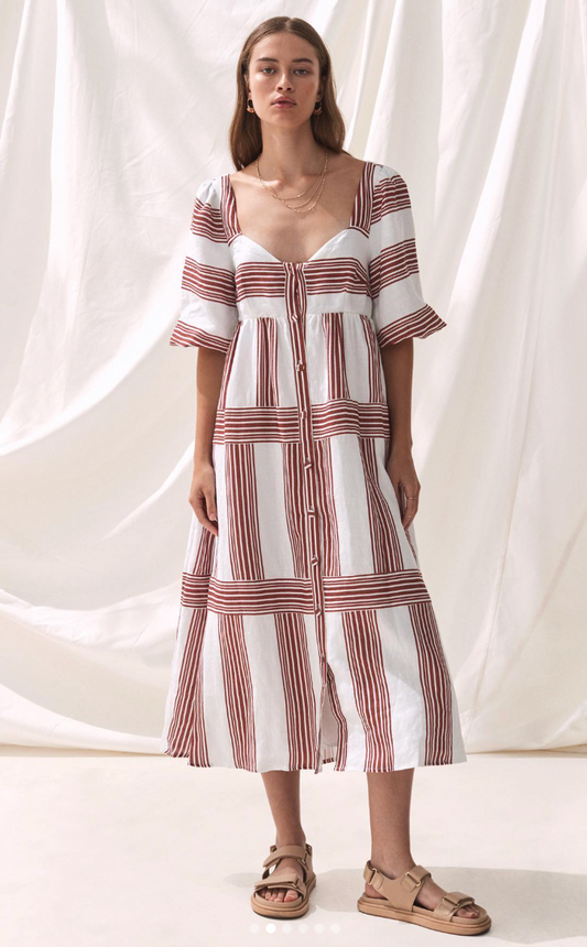 SANCIA - Amalia Dress | Stripe
