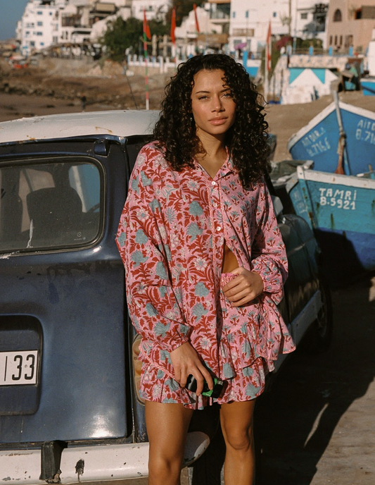 Kinga Csilla - Chalm Shirt | Kamala Block Print