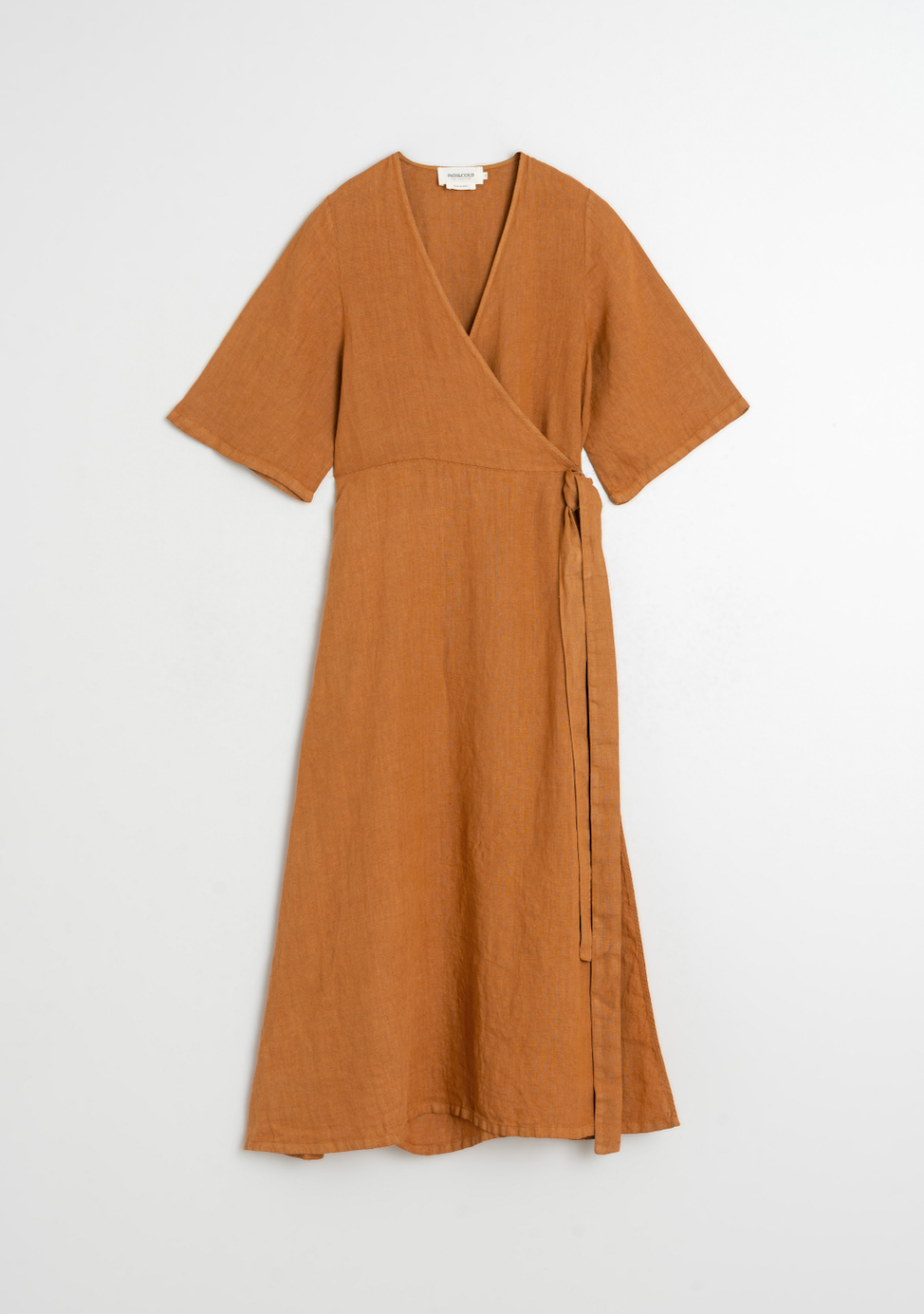Indi & Cold - Crossover Linen Dress