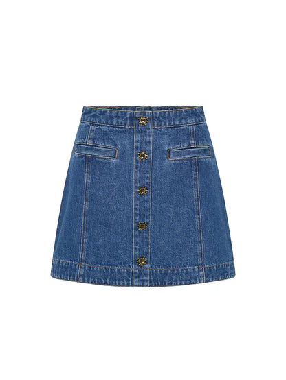 KIVARI - Shea Denim Skirt
