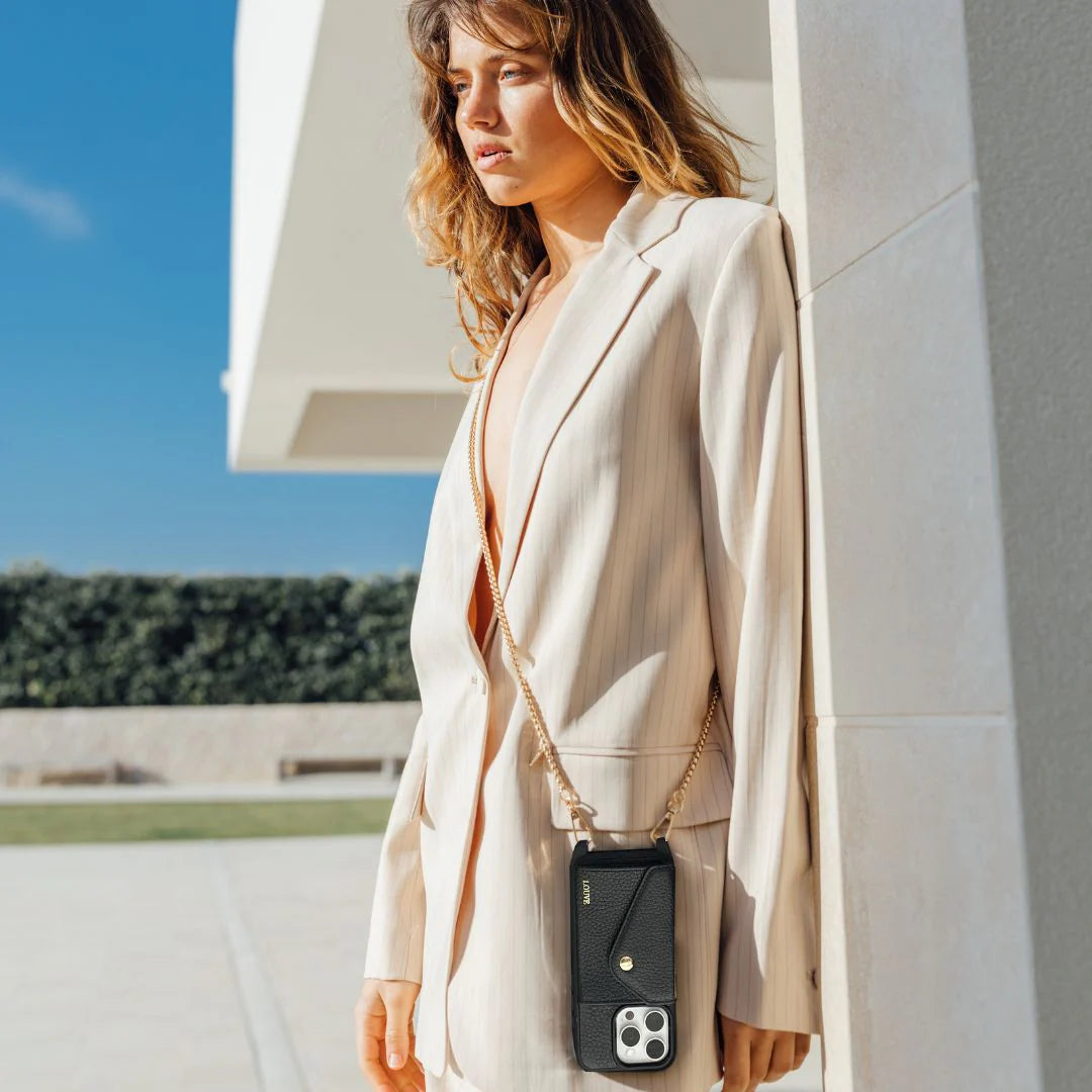 Louve Collection - Gaia Gold-Plated Crossbody Phone Chain