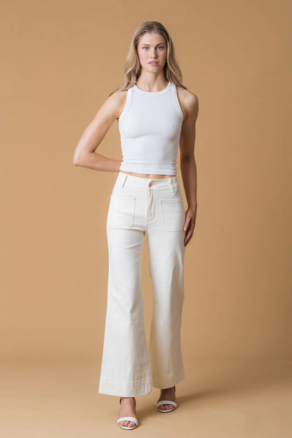 ATTE - Helena High-Rise Wide Leg Jean | Campagne
