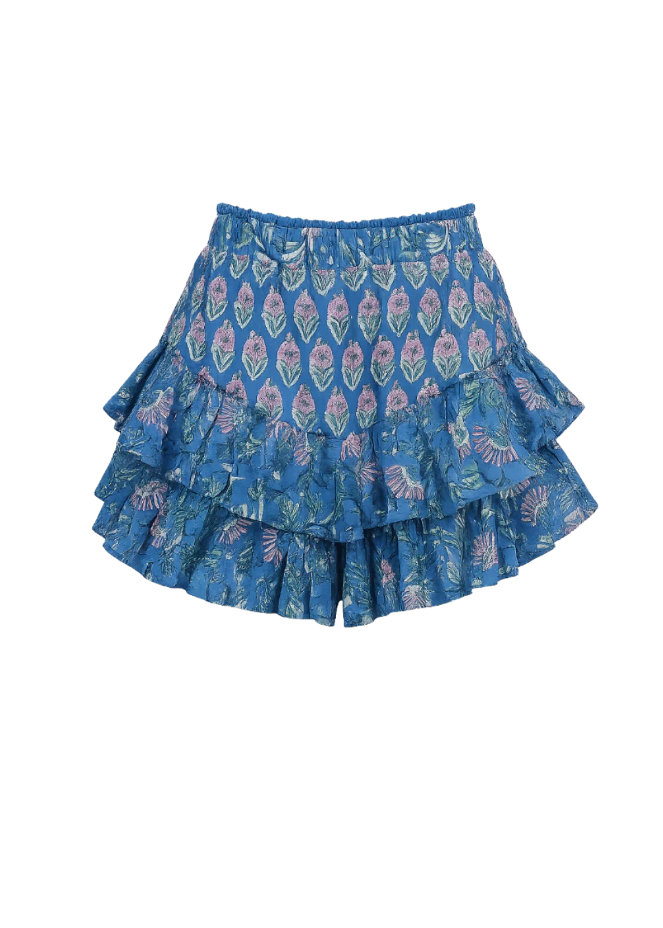 Kinga Csilla - Fae Frill Skort | Zaffre Block Print