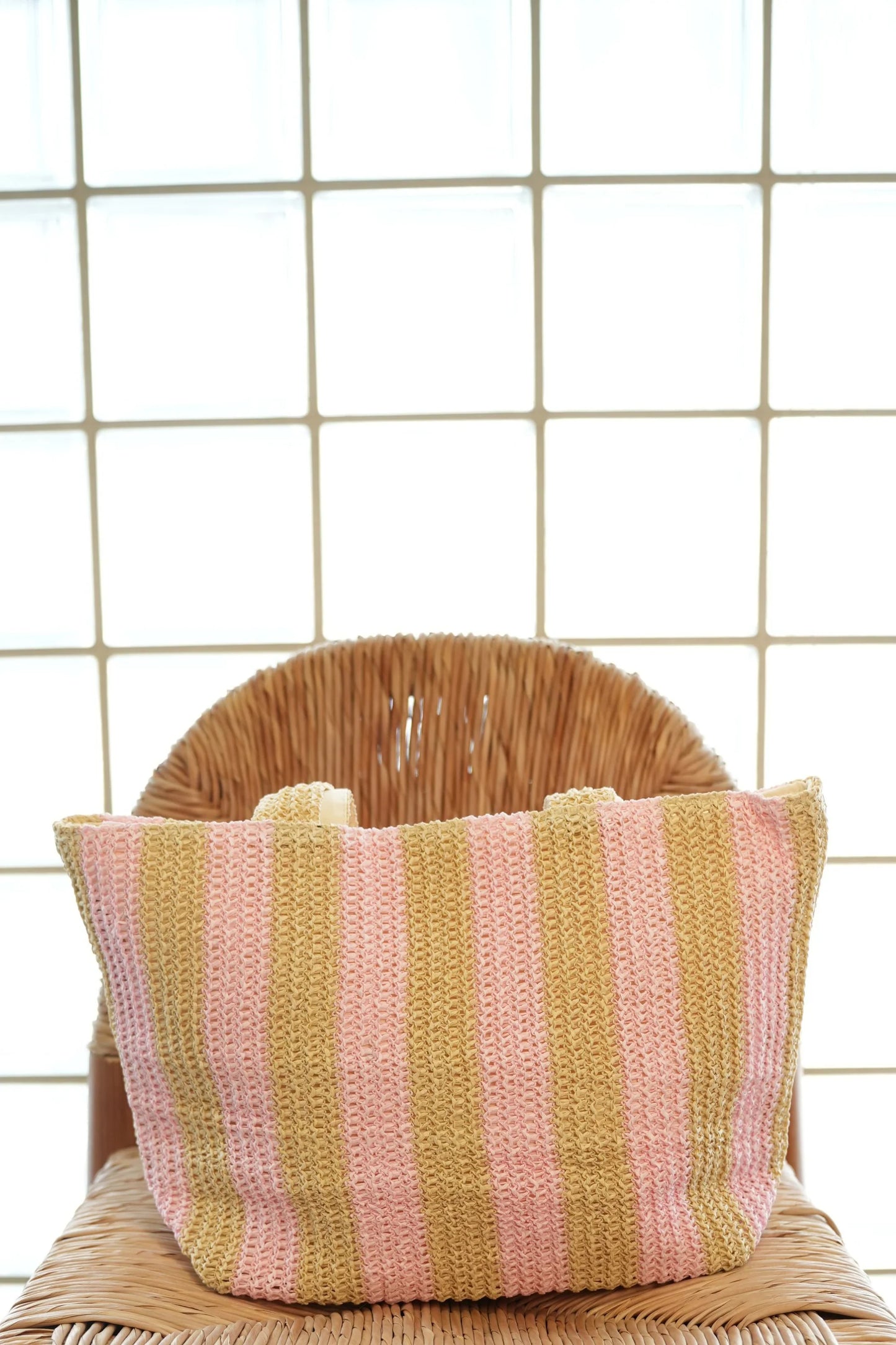 Mia Capri - Vacay Tote | Pale Pink