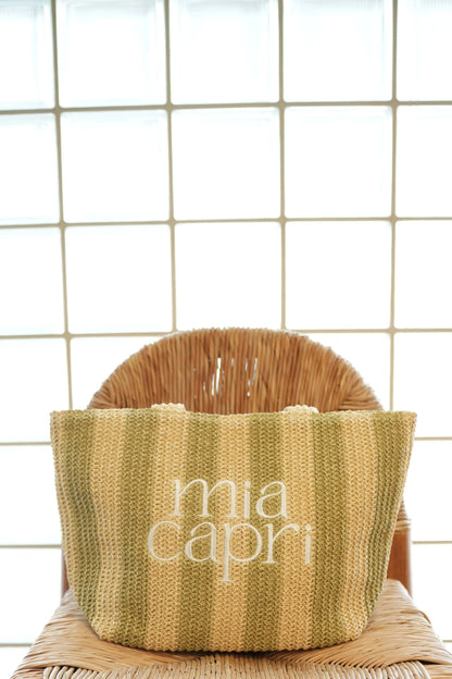 Mia Capri - Vacay Tote | Sage Green