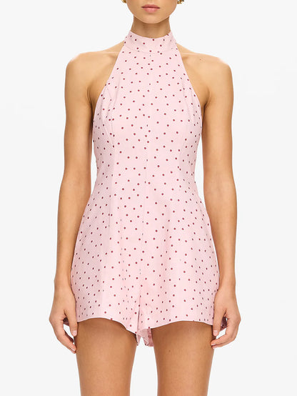 KIVARI - Sia Halter Playsuit