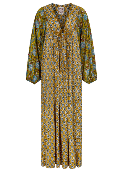 Kinga Csilla - Zoya Block Print Marrakech Dress