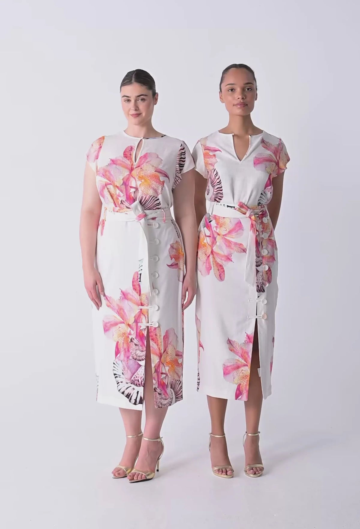 OnceWas - Avis Linen Viscose Top | Nautilus Bloom